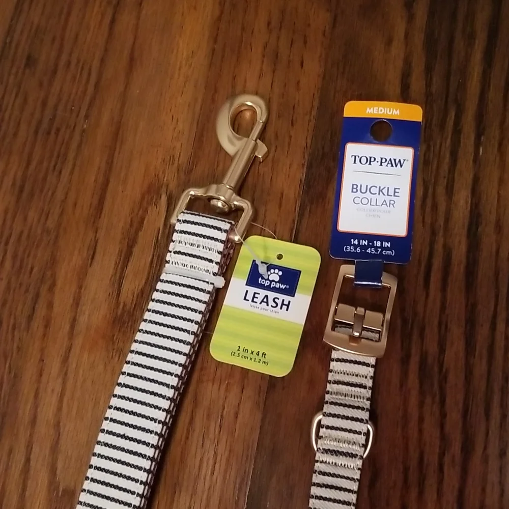 Reversible collar and leash
